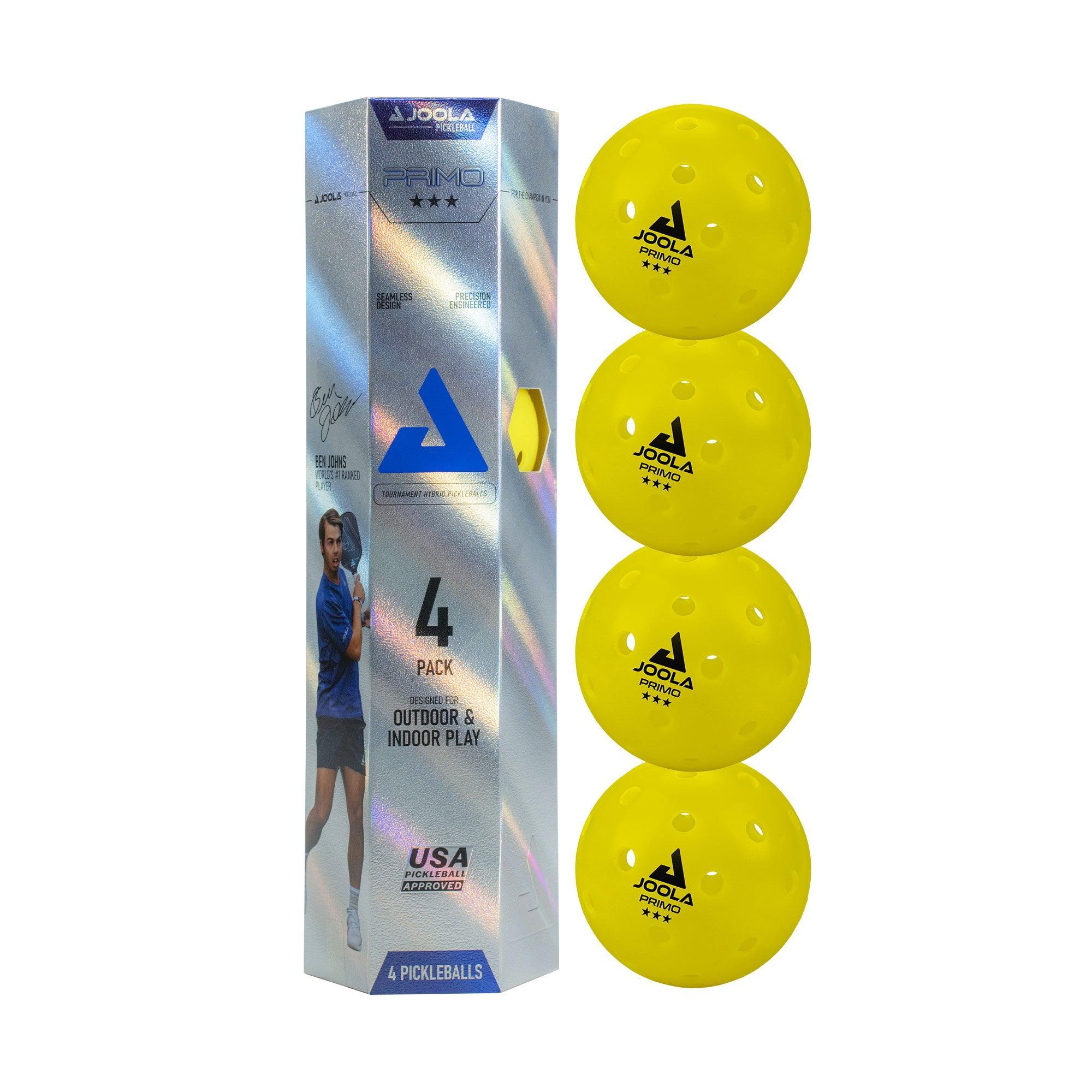 JOOLA Pickleball Set 2x Astro Paddle + 4er Primo Ballset - Image 9
