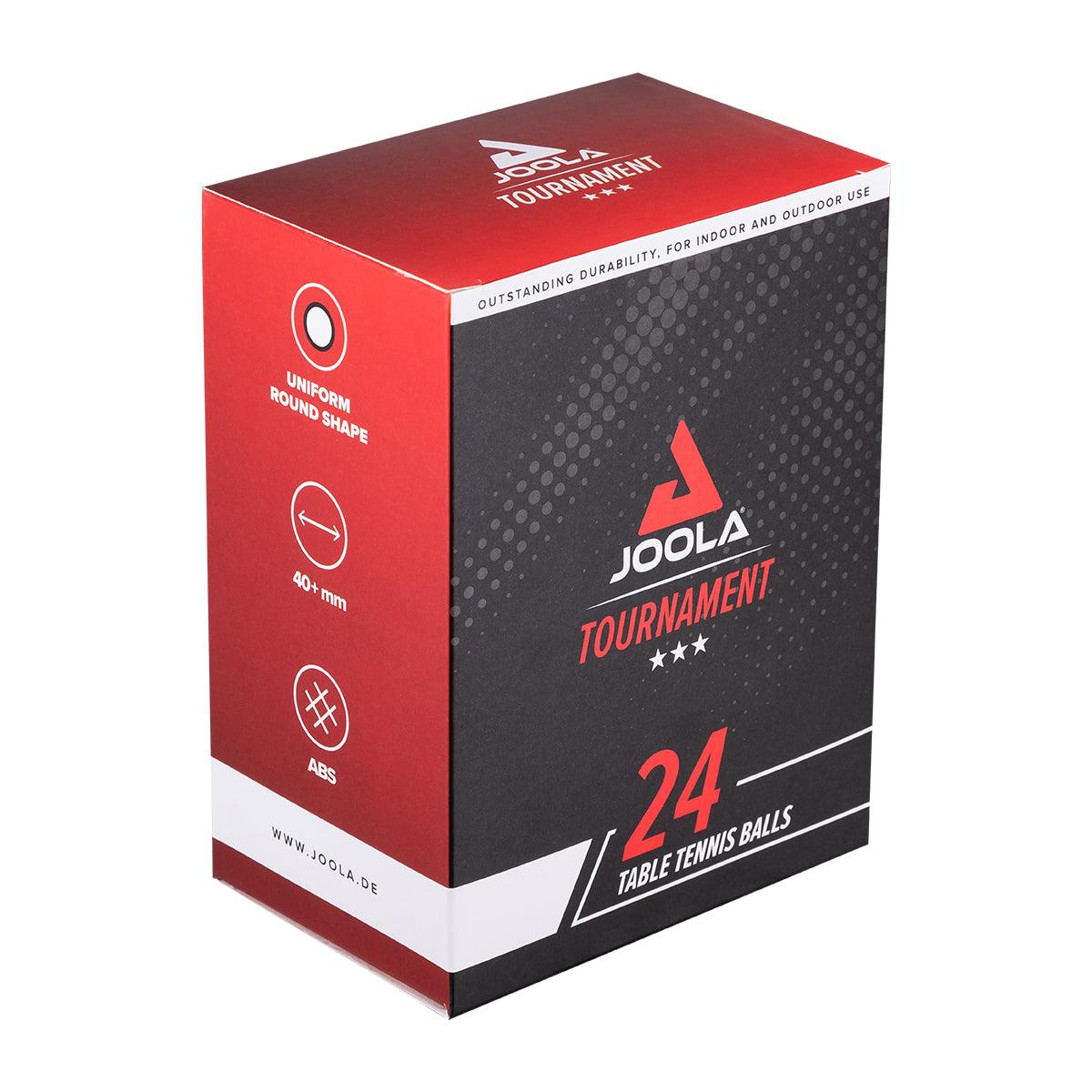 JOOLA Tischtennisball Tournament*** 40+ 24er Pack